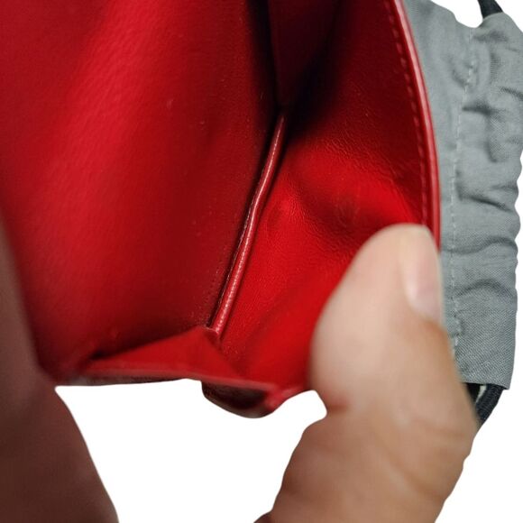 BALENCIAGA Logo Leather Bifold Wallet - Pink - Picture 8 of 9